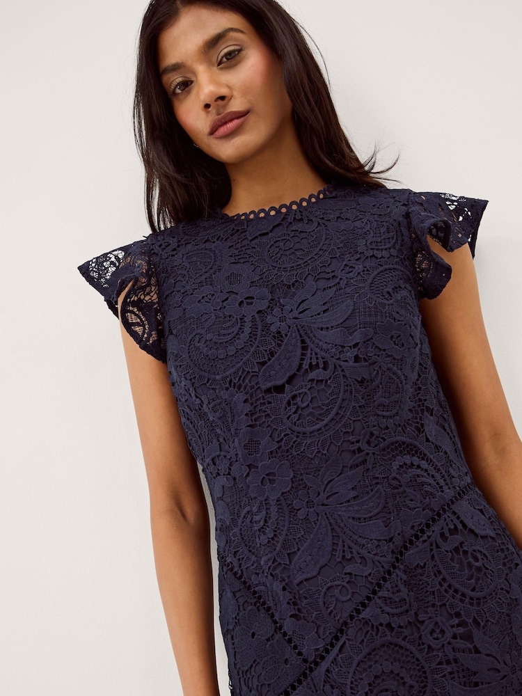 Monsoon Gina Floral Lace Midi Dress - Εικόνα 2 από 4