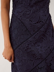 Monsoon Gina Floral Lace Midi Dress - Εικόνα 3 από 4