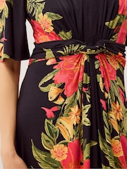 Monsoon Moana Floral Print Jersey Midi Dress - Image 5 of 6