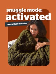 Silentnight Green Luxury Super Cosy 9-Heat Setting Heated Throw - Image 2 of 9