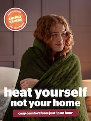 Silentnight Green Luxury 9-Heat Setting Heated Throw - Image 6 of 9