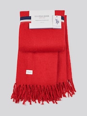 U.S. Polo Assn. Haute Red Premium Super Soft Hanging Throw - Image 3 of 5