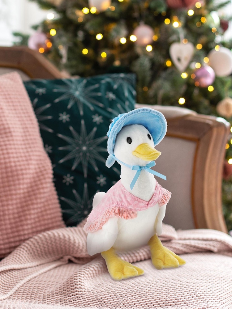 Peter Rabbit Pink Jemima Puddle-duck™ Large Plush Toy - Image 1 of 4 Peter Rabbit Pink Jemima Puddle-duck™ Large Plush Toy - Image 1 of 4