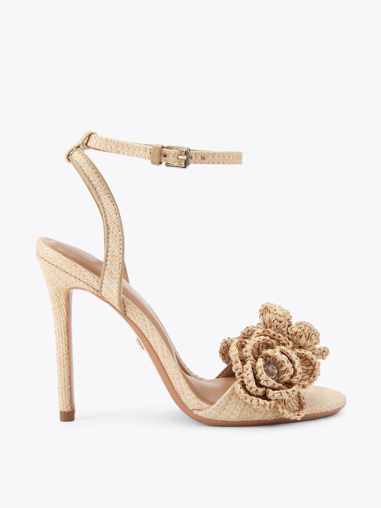 KG Kurt Geiger Cream Sonnet Sandals - Image 1 of 4