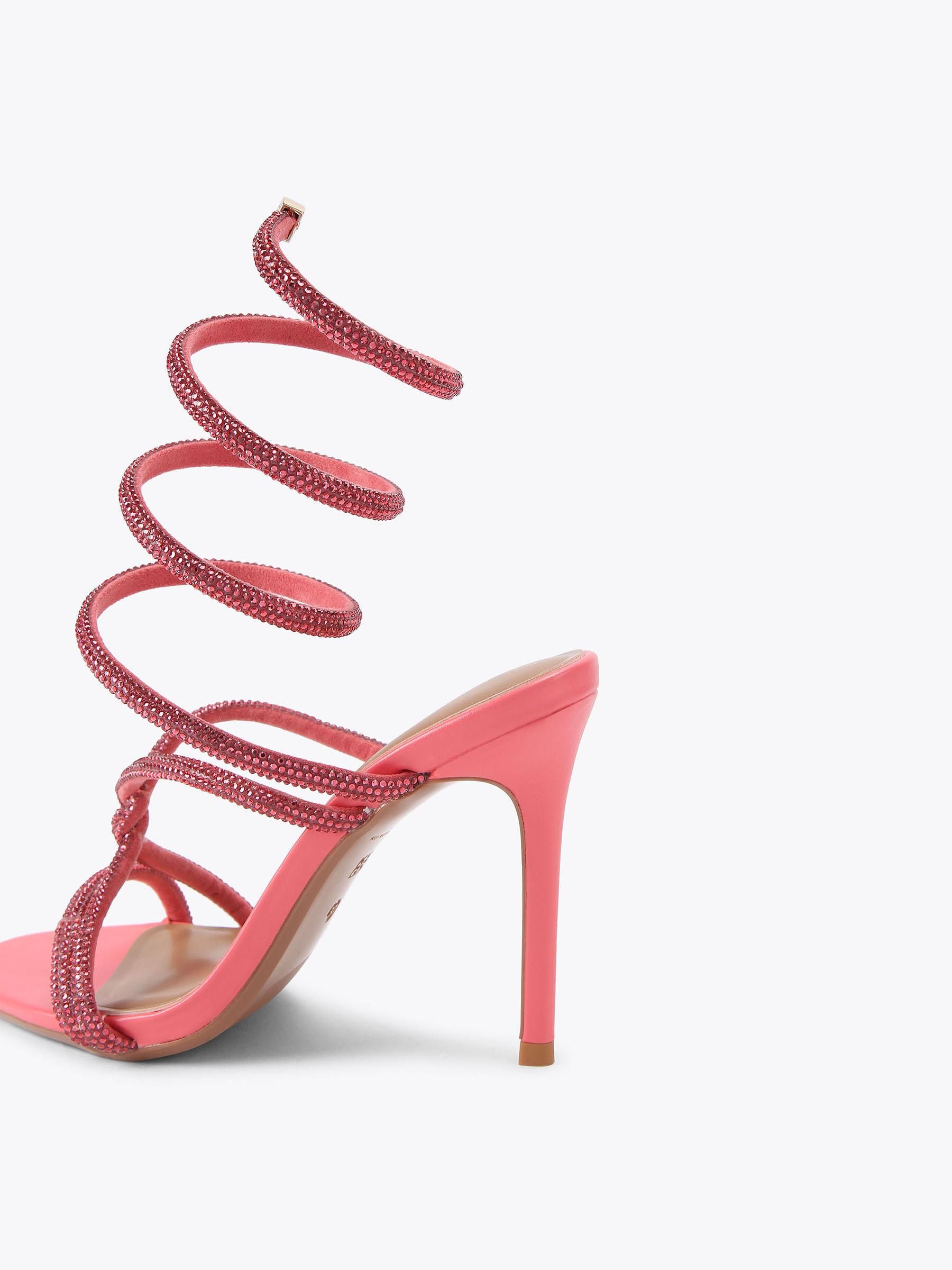 Buy KG Kurt Geiger Pink Sloane Sandals from the Next UK online shop