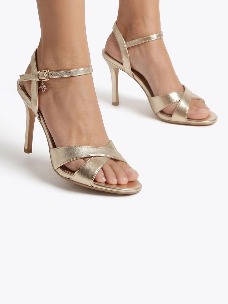 KG Kurt Geiger Gold Soraya Sandals - Image 1 of 5 KG Kurt Geiger Gold Soraya Sandals - Image 1 of 5