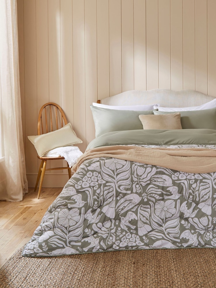 Night Lark Coverless Duvet Set - Image 1 of 8
