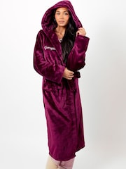 Personalised Plush Maxi Dressing Gown - Image 2 of 2