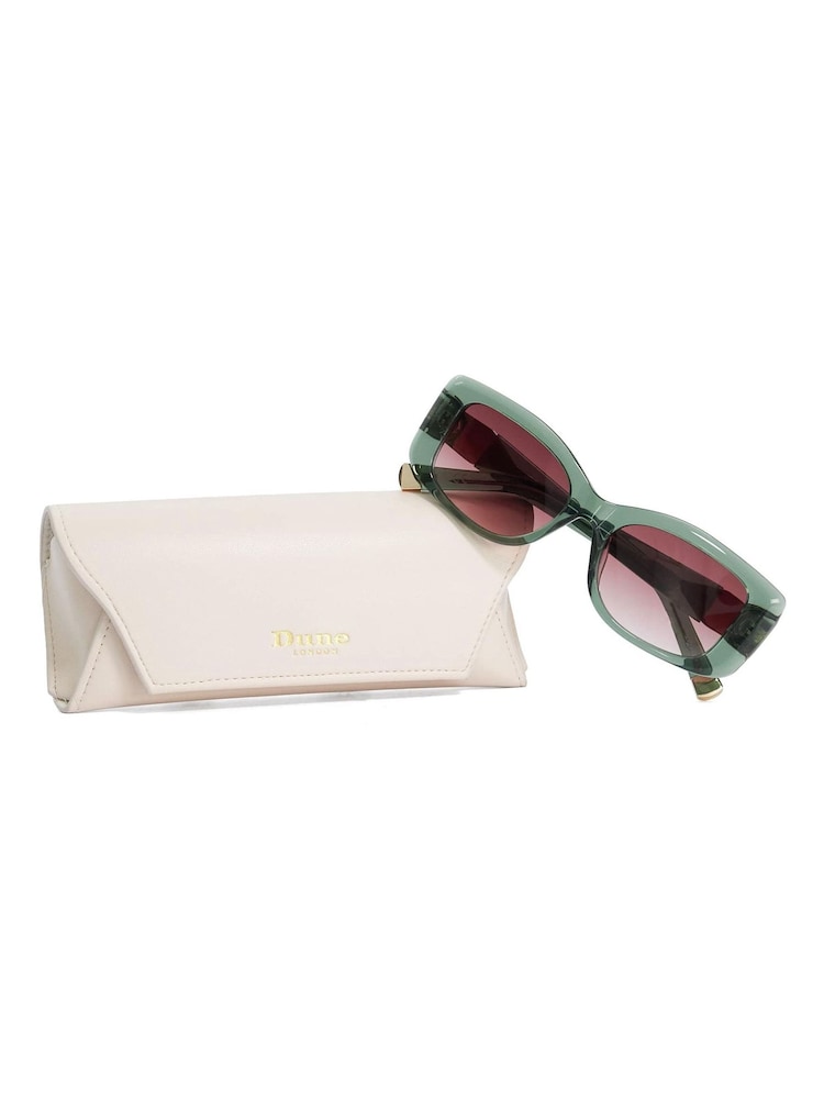 Dune London Green Goal Sunglasses - Image 2 of 5 Dune London Green Goal Sunglasses - Image 2 of 5