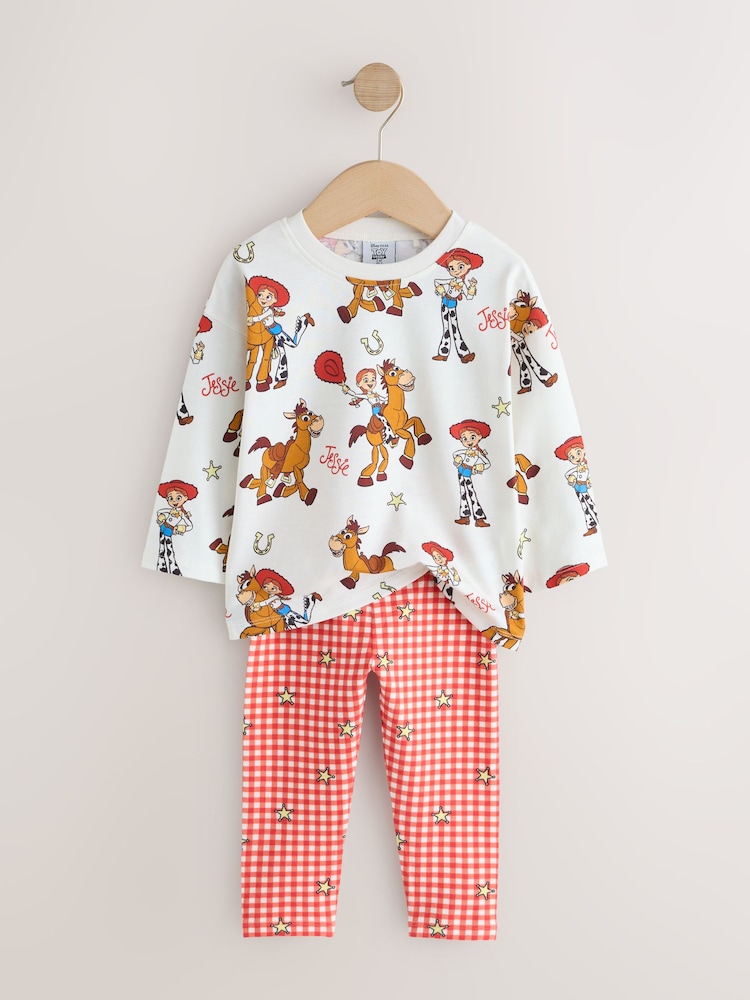 Ecru Toy Story Jessie and Bullseye Long Sleeve T-Shirt (3mths-7yrs) - Image 2 of 5 Ecru Toy Story Jessie and Bullseye Long Sleeve T-Shirt (3mths-7yrs) - Image 2 of 5