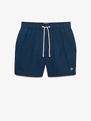 Superdry Blue Seer Sucker 15-inch Swim Shorts - Image 10 of 10