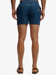 Superdry Blue Seer Sucker 15-inch Swim Shorts - Image 3 of 10