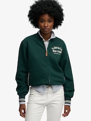 Superdry Country Club Jersey Bomber-Hoodie - Bild 1 von 5