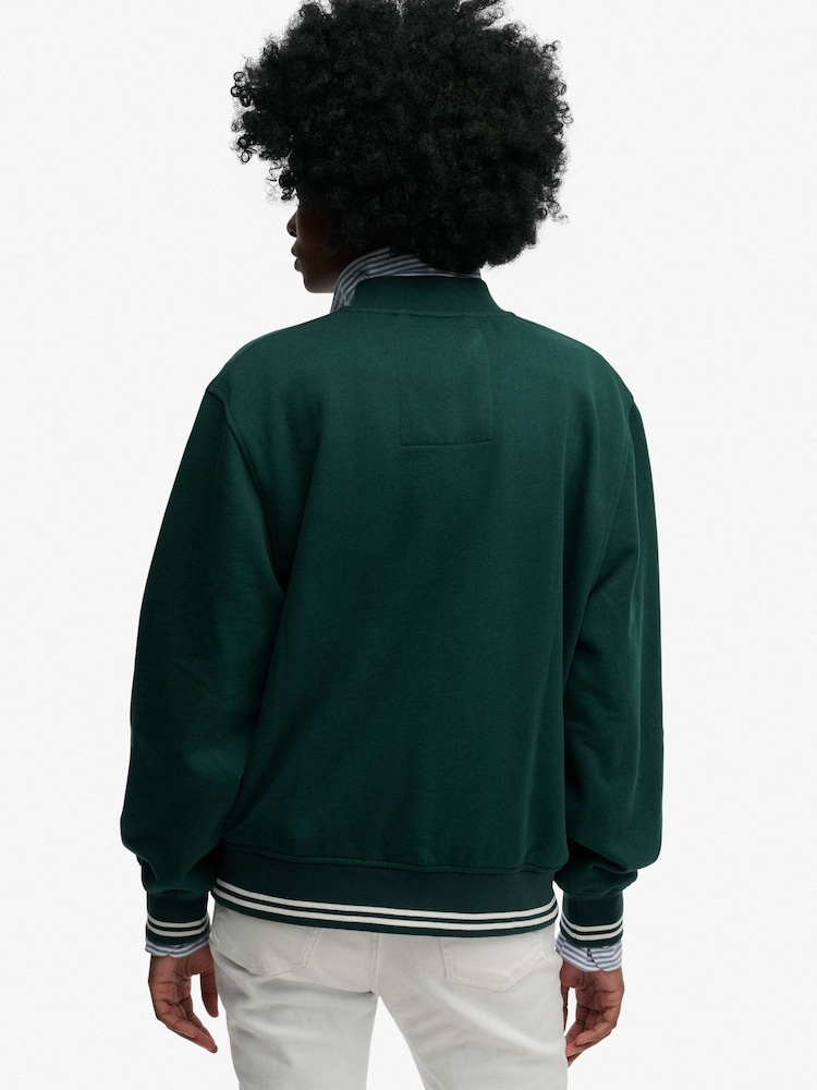 Superdry Country Club Jersey Bomber-Hoodie - Bild 2 von 5