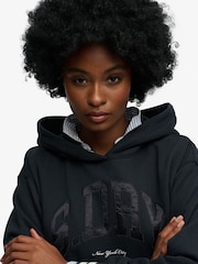 Superdry Blue Country Club Varsity Hoodie - Image 3 of 5