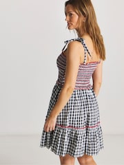 Simply Be Gingham Mini Beach Dress - Imagen 2 de 4