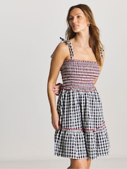 Simply Be Gingham Mini Beach Dress - Imagen 3 de 4