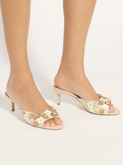 Dune London Natural Maizy Smart Sandals - Image 1 of 1