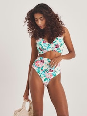 Simply Be White Magisculpt High Waisted Bikini Briefs - Image 1 of 4