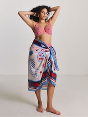 Simply Be Dolce Vita Print Beach Sarong - Image 1 of 4