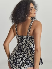 Simply Be Black Magisculpt Tankini Top - Image 2 of 4