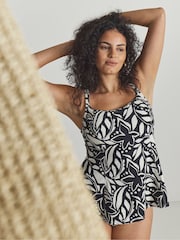 Simply Be Black Magisculpt Tankini Top - Image 3 of 4