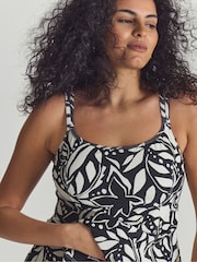 Simply Be Black Magisculpt Tankini Top - Image 4 of 4