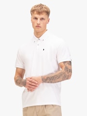 Luke 1977 White Macau Polo Shirt - Image 1 of 6