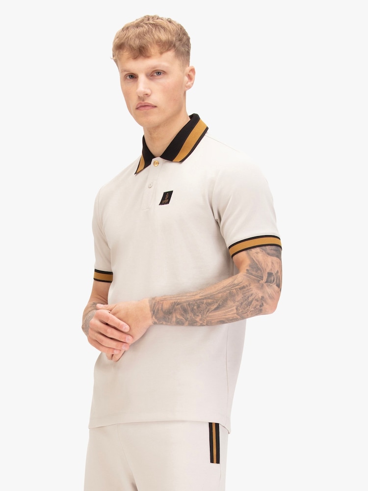 Luke 1977 Ice Grey Makati Polo Shirt - Image 1 of 6