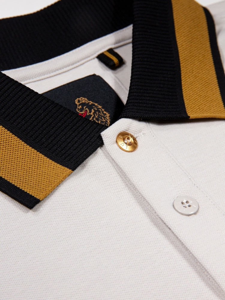 Luke 1977 Ice Grey Makati Polo Shirt - Image 6 of 6