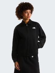 The North Face Black Twill Collared Jacket - Image 1 of 5