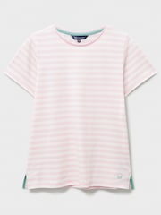 Crew Clothing Company Pink Cotton Breton T-Shirt - Image 5 of 5