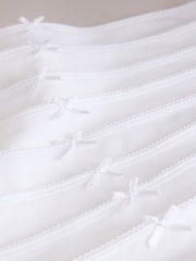 White Full Brief Cotton Rich Knickers 10 Pack - Image 12 of 13