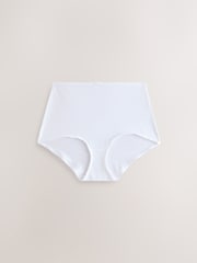 White Full Brief Cotton Rich Knickers 10 Pack - Image 2 of 13