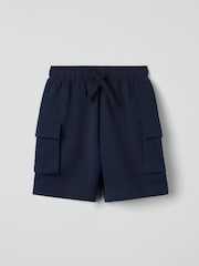 Polarn O. Pyret Blue Cargo Style Shorts - Image 1 of 2