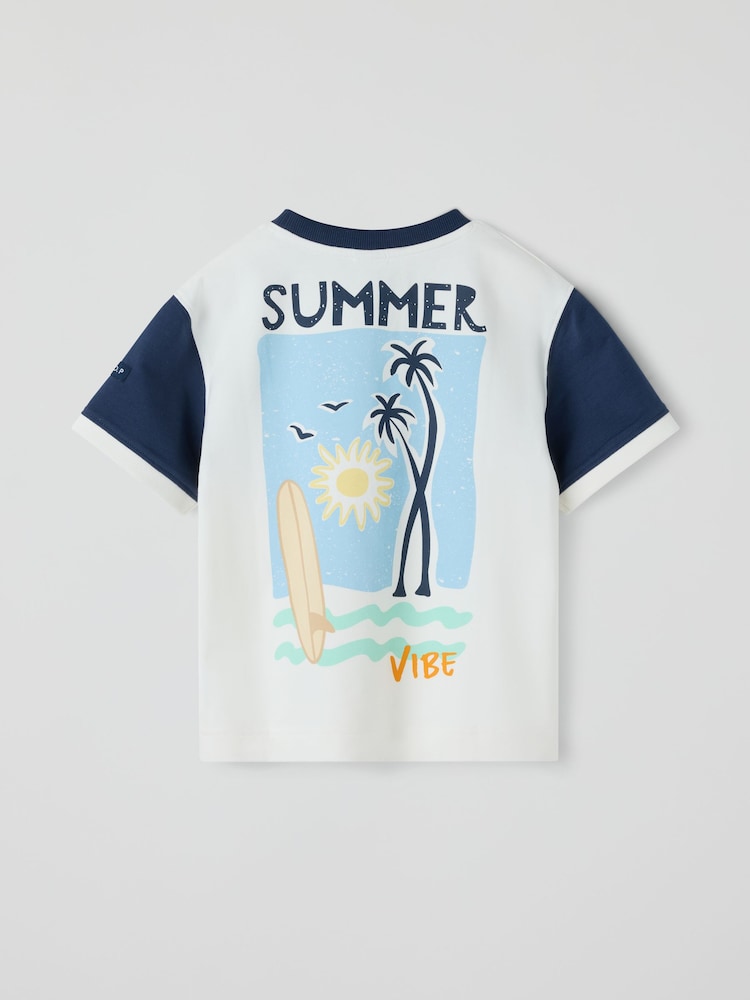 Polarn O. Pyret Oversized Back Print T-Shirt - Obraz 2 z 3