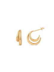 Goldfarben - Dinny Hall Toro Double Hoops - Bild 3 von 4