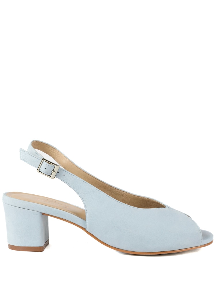 Jones Bootmaker Powder Blue Sonnet Mary Janes Leather Shoes - Image 1 of 5