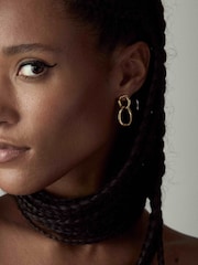 Dinny Hall Wave Doppelt hängende Ohrringe - Bild 1 von 3