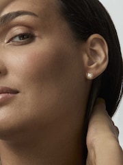 Dinny Hall Gold Tone Toro Pearl Stud Earrings - Image 1 of 3