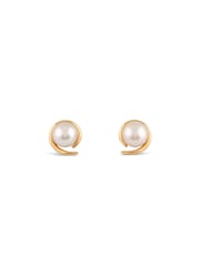 Dinny Hall Gold Tone Toro Pearl Stud Earrings - Image 3 of 3