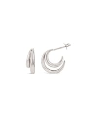 Silberfarben - Dinny Hall Toro Double Hoops - Bild 2 von 3