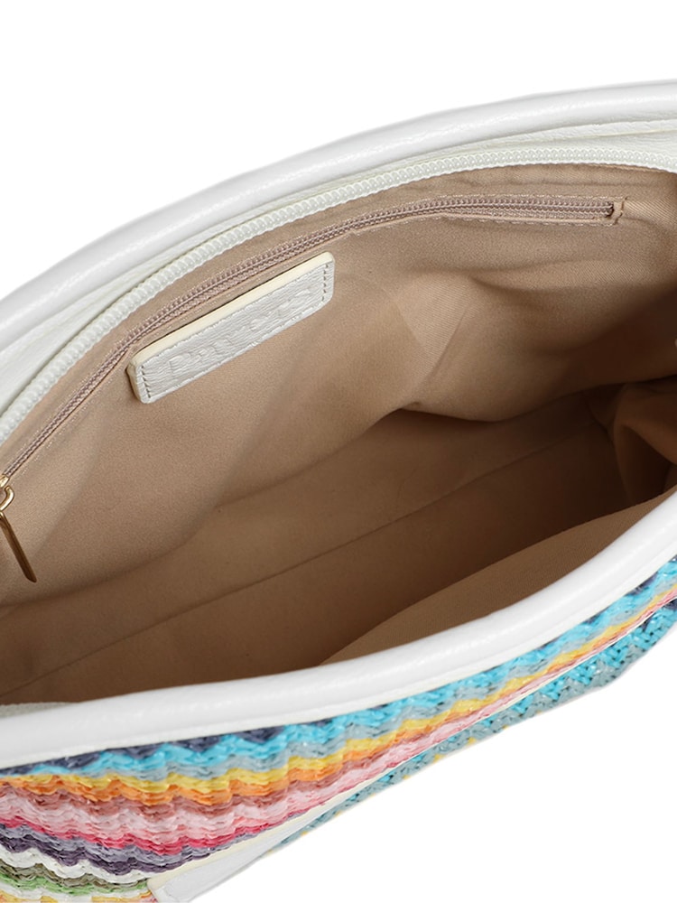 Pink, mehrfarbig - Pavers Geflochtene Schultertasche - Bild 5 von 5