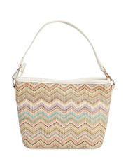 Beige/Mehrfarbig - Pavers Geflochtene Schultertasche - Bild 2 von 5