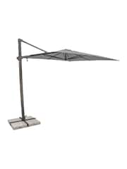 Kettler Slate Grey Orion 3.0m Square LED Cantilever Parasol - Image 2 of 6
