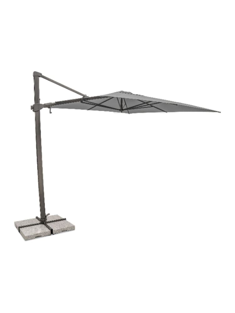 Kettler Slate Grey Orion 3.0m Square LED Cantilever Parasol - Image 2 of 6