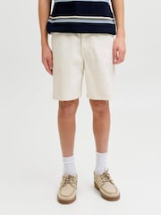 サンド ニュートラル - JACK & JONES JUNIOR Relaxed Fit Denim Shorts - 画像 2 / 7