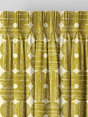 Orla Kiely Yellow Textured Flower Made to Measure Curtains - Image 5 of 8