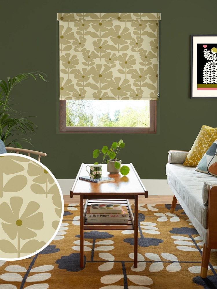 Orla Kiely Vintage Lace Wildflower Made to Measure Blinds - Image 1 of 6 Orla Kiely Vintage Lace Wildflower Made to Measure Blinds - Image 1 of 6