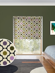 Orla Kiely Multi Mauve Spot Flower Made to Measure Blinds - Image 1 of 6